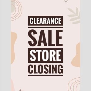 STORE CLOSING! Everything is on Clearance 🙂‍↔️🤭
